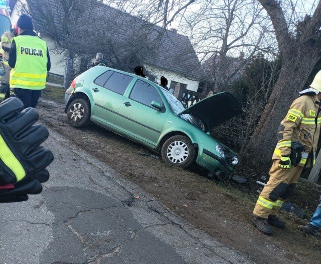 Wypadek w Kotorzu Wielkim - 22.02.2023r.