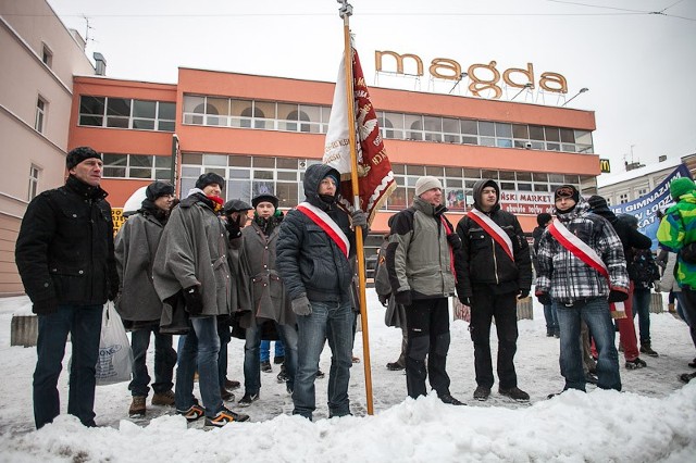 Marsz na Piotrkowskiej w rocznicę wybuchu powstania styczniowego
