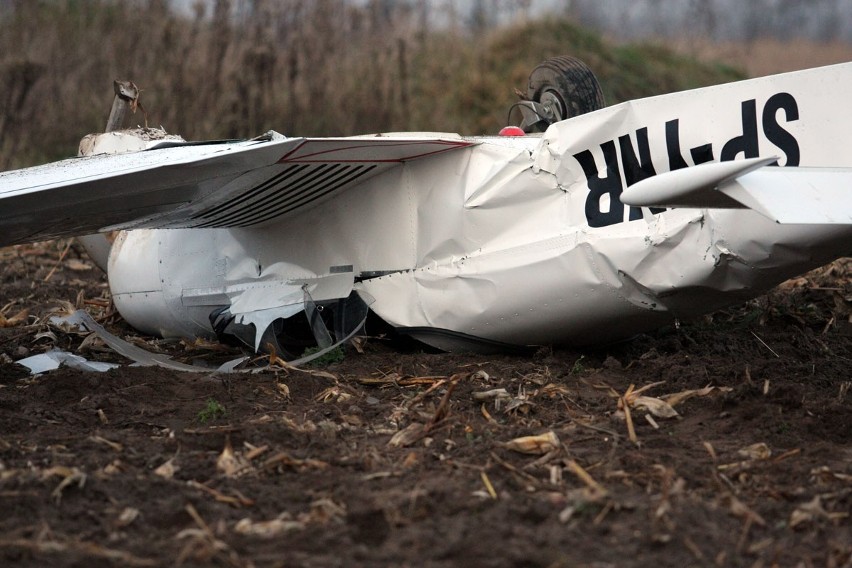 Wrocław: Wypadek samolotu sportowego Zodiac
