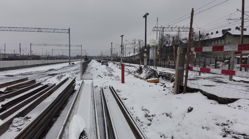 Dworzec w Szczakowej to teraz plac budowy ZDJĘCIA
