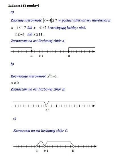 Matura 2012: Test nr 3 z matematyki - odpowiedzi