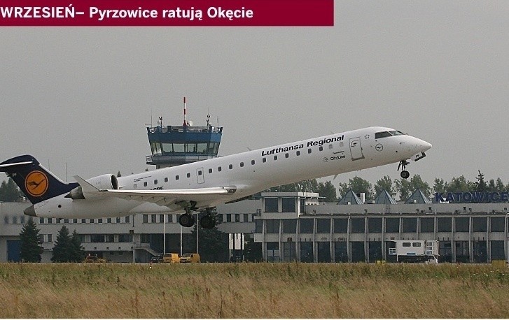 Z powodu remontu lotniska Okęcie port lotniczy w Pyrzowicach...
