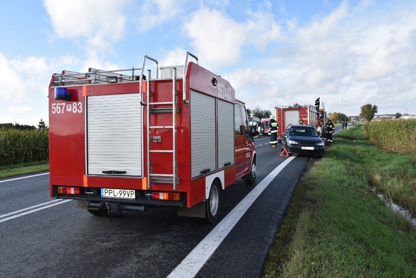 Wypadek między Kościelną Wsią a Kucharami