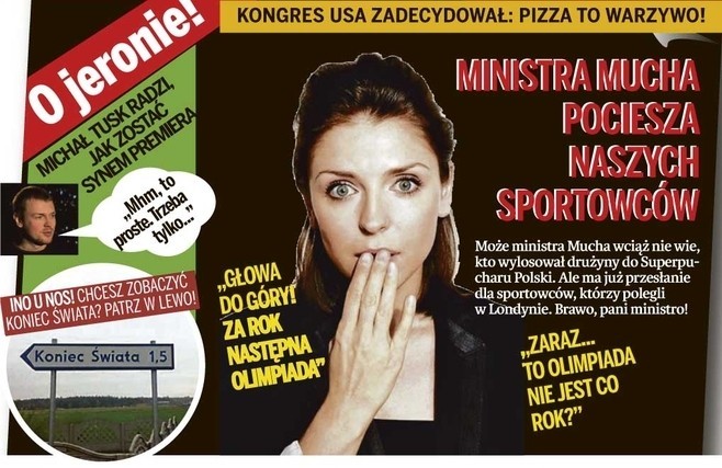 Ministra Mucha na Śląsku. Zobaczcie, co pisał o niej Tygodnik Postbrukowy!