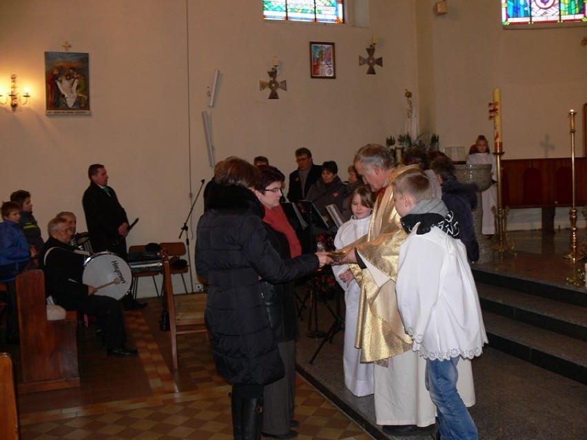 Opłatek pielgrzymów w Dzierżawach 2014