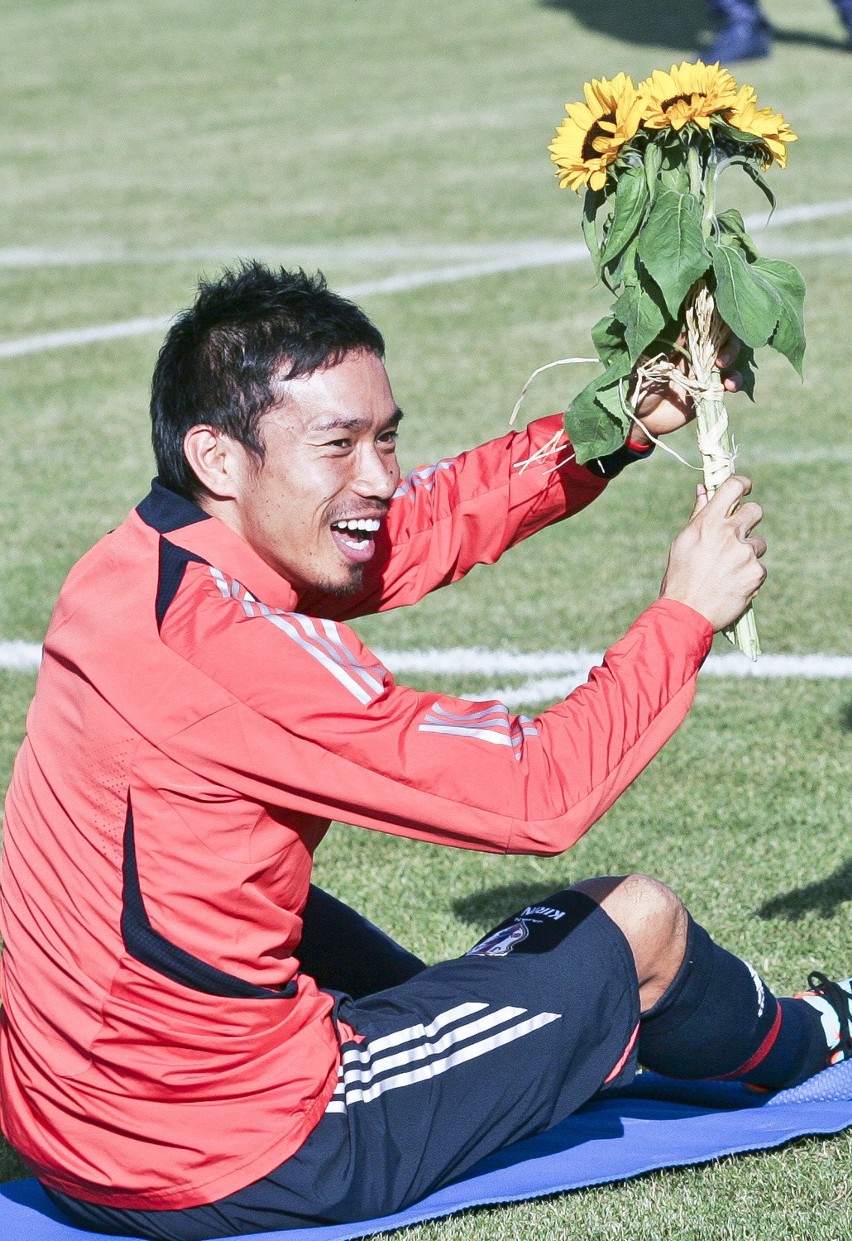 Japonia - Brazylia: Jedni się maskują, inni pokazują. Trening Japonii (ZDJĘCIA)