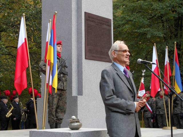 W uroczystości uczestniczył syn rotmistrza - Andrzej Pilecki