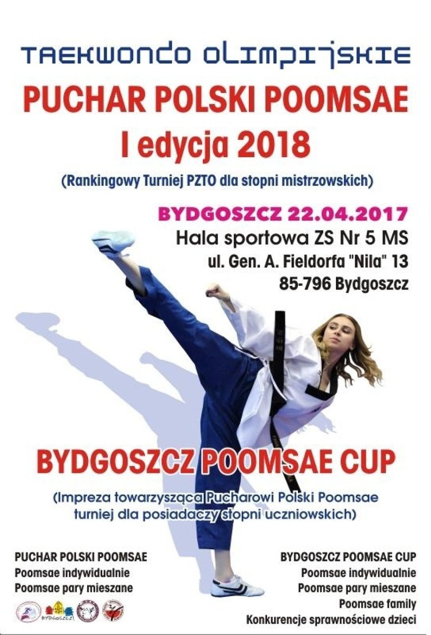 Niezwykłe zawody w Bydgoszczy - Puchar Polski Poomsae i Bydgoszcz Poomsae Cup [zapowiedź]