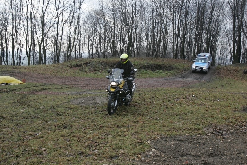 Pościg będzińskiej policji za motocyklistą [ZDJĘCIA i WIDEO]