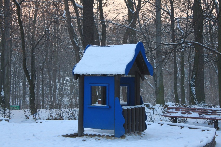 Zima w Parku Zdrojowym jest bajeczna FOTO
