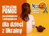 Kaliska Fundacja "Nowa Nadzieja" uruchamia pomoc psychologiczną oraz zajęcia terapeutyczne dla dzieci z Ukrainy