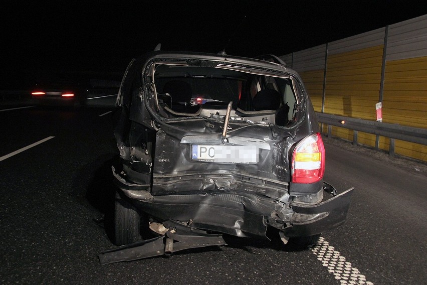 3 osoby zostały ranne w wypadku na autostradzie A2 pod...