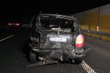 Wypadek na autostradzie A2. 3 osoby ranne [ZDJĘCIA]