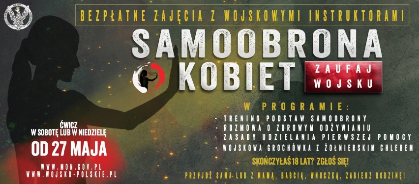 Samoobrona kobiet  – bezpłatne treningi z żołnierzami także w Radomsku. Zgłoś się!