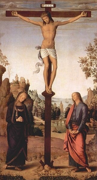 Ukrzyżowanie Chrystusa (Pietro Perugino,1482 rok)