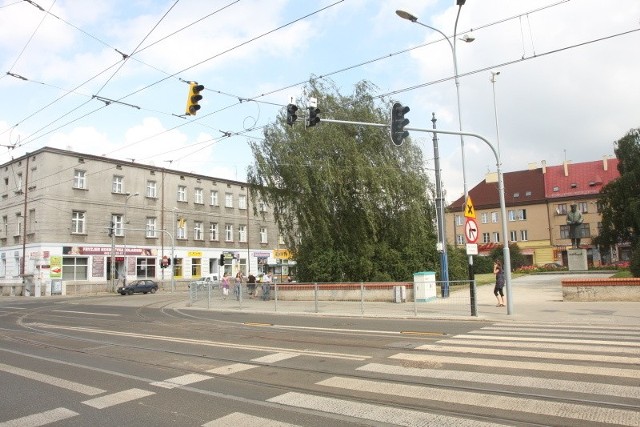 Plac Niepodległości w Łodzi.