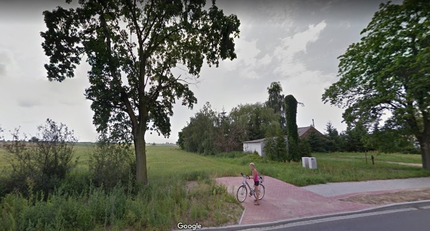 Gmina Czermin w Google Street View