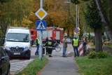 Lębork. Przy pracach ziemnych na rogu Okrzei i 1 Maja doszło do uszkodzenia gazociągu