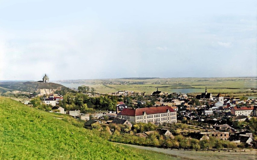 Pińczów. Rok 1958. Panorama miasta.