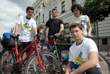 Studenci na rowerach apelują do polityków [ZDJĘCIA]