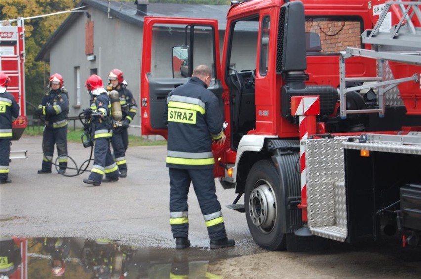 Akcja strażacka w szpitalu w Dzieżążnie