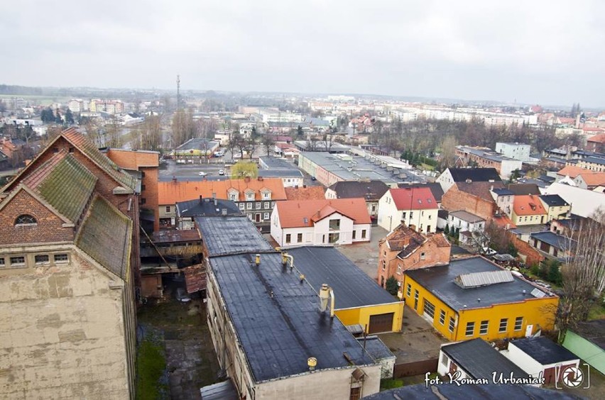 Pleszew na zdjęciach z elewatora