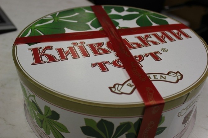 Tort kijowski firmowy fabryki "Roshen"