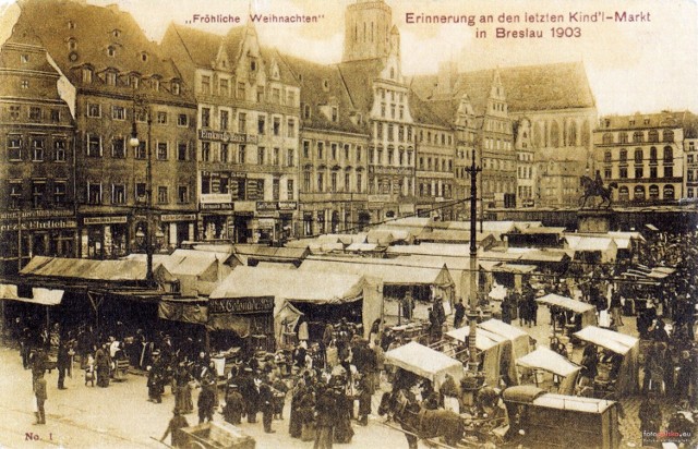 Kind'l Markt ostatni raz na Rynku, rok 1903