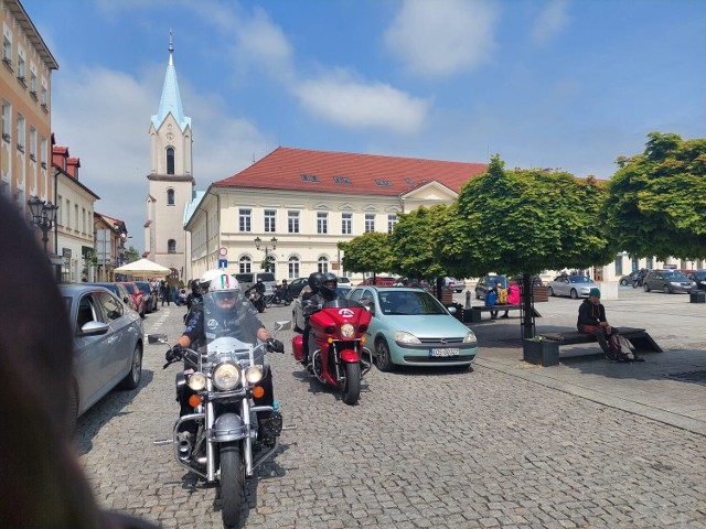 W ramach akcji odbyła się parada motocyklistów ulicami Oświęcimia