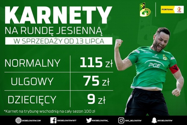 Karnety na rundę jesienną będą kosztować jedynie: 1, 75 i 115 złotych. Z kolei 17 spotkań w "młynie" można obejrzeć za jedyne 100 złotych!