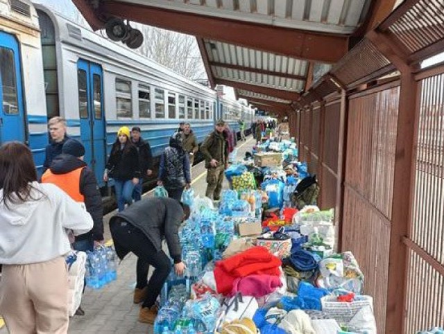 W niedzielę z Przemyśla do Mościska na Ukrainie wyruszy pociąg z pomocą rzeczową.