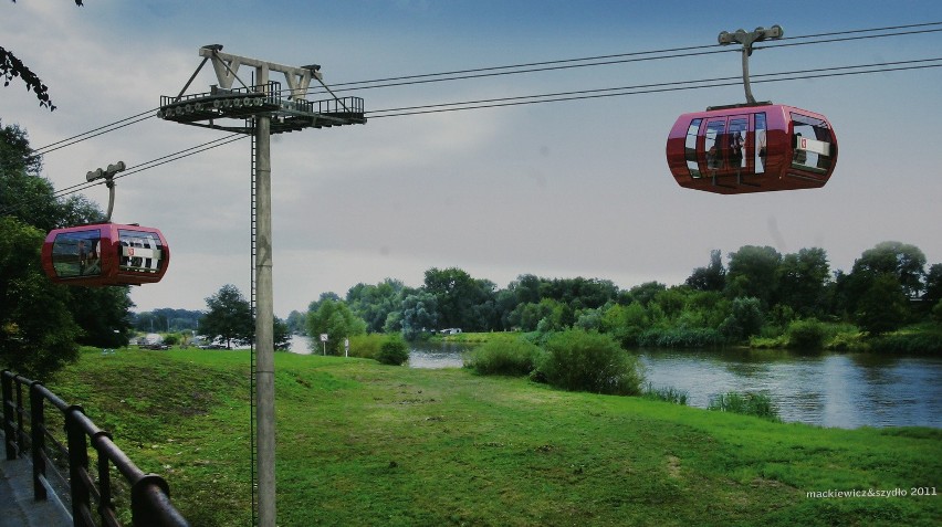 Wrocław: Latem ruszy budowa kolejki linowej nad Odrą