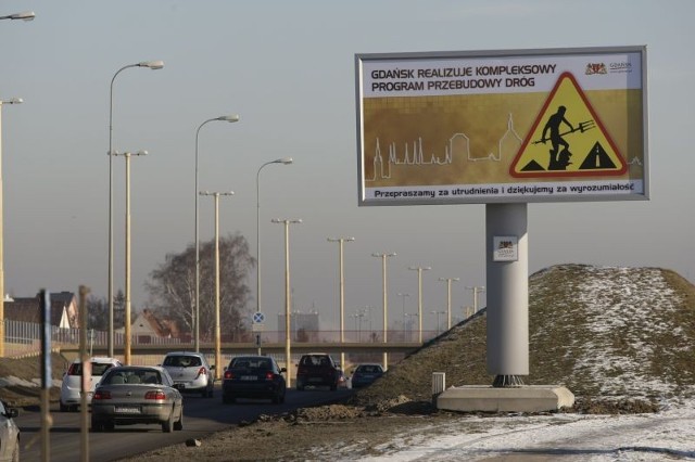 Takie billboardy mogą zobaczyć kierowcy na gdańskich drogach