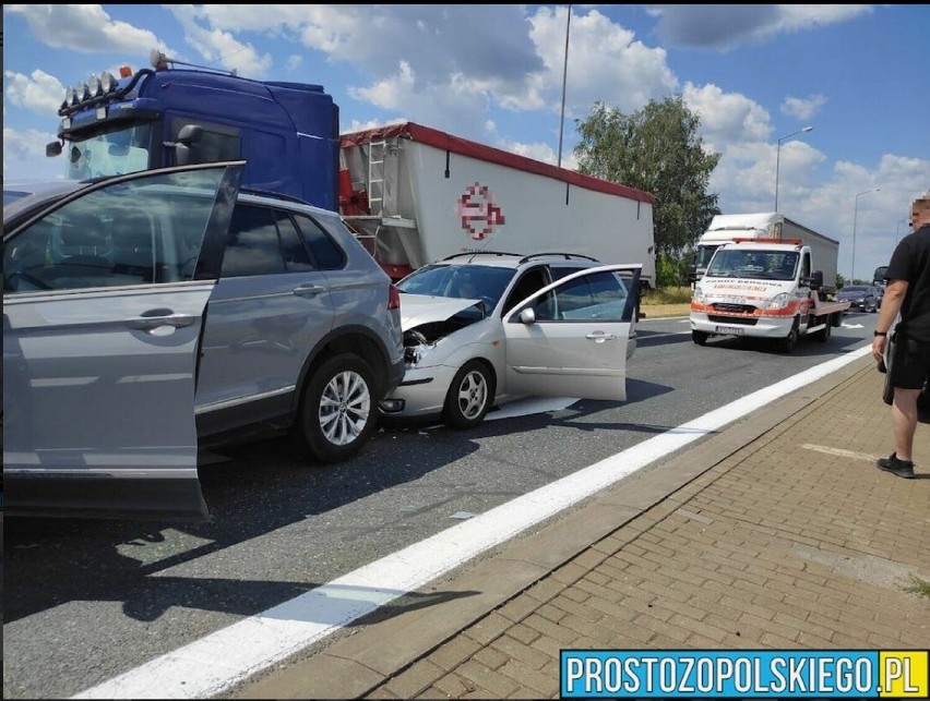 Zderzenie aut na obwodnicy Opola
