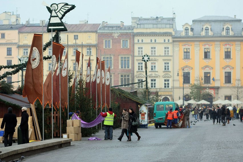 Targi Bożonarodzeniowe na krakowskim Rynku