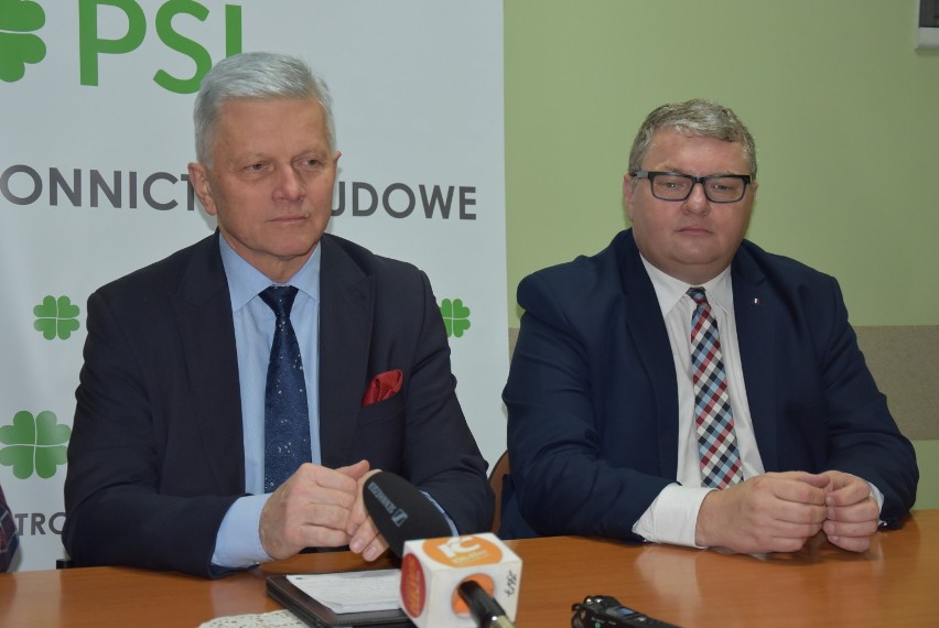 Konferencja prasowa PSL. Poseł Andrzej Grzyb: Powiaty tracą swoje kompetencje ZDJĘCIA