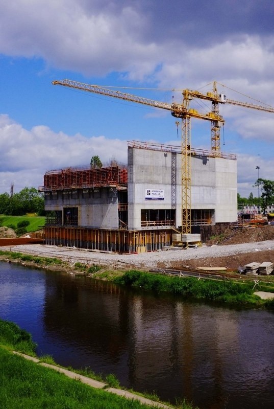 Budowa Interaktywnego Centrum Historia Ostrowa Tumskiego.