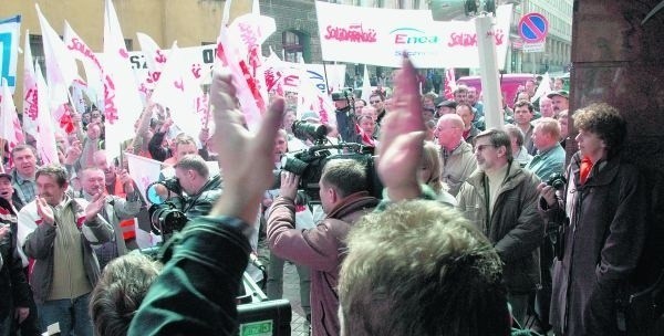 Czy wkrótce dojdzie w poznańskiej Enei do kolejnej manifestacji pracowników?