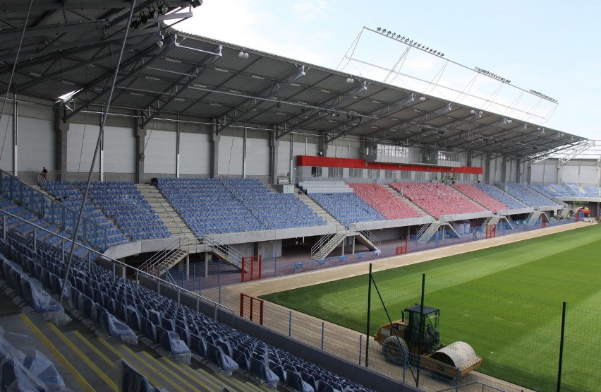 Stadion Piasta Gliwice już prawie gotowy! [ZDJĘCIA]