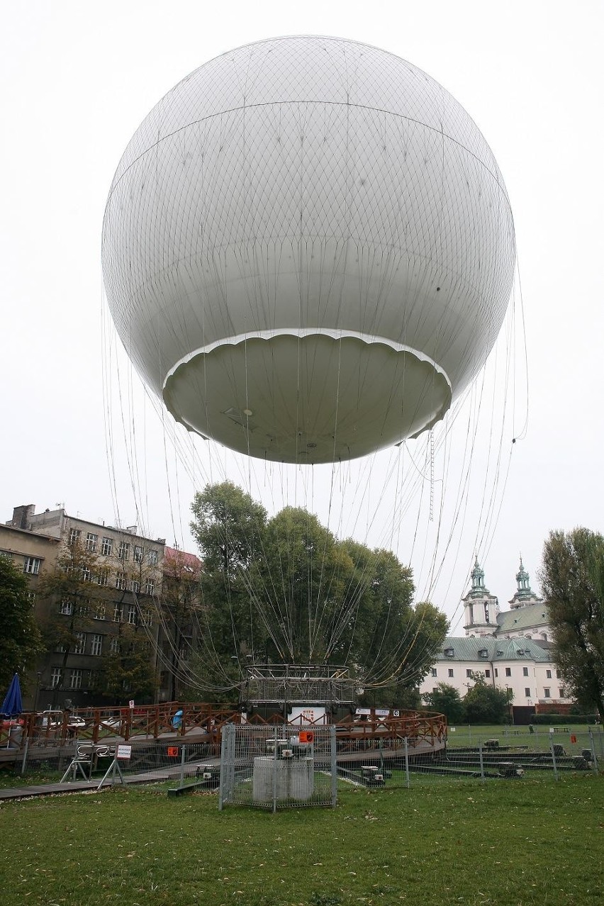 Balon nad Krakowem