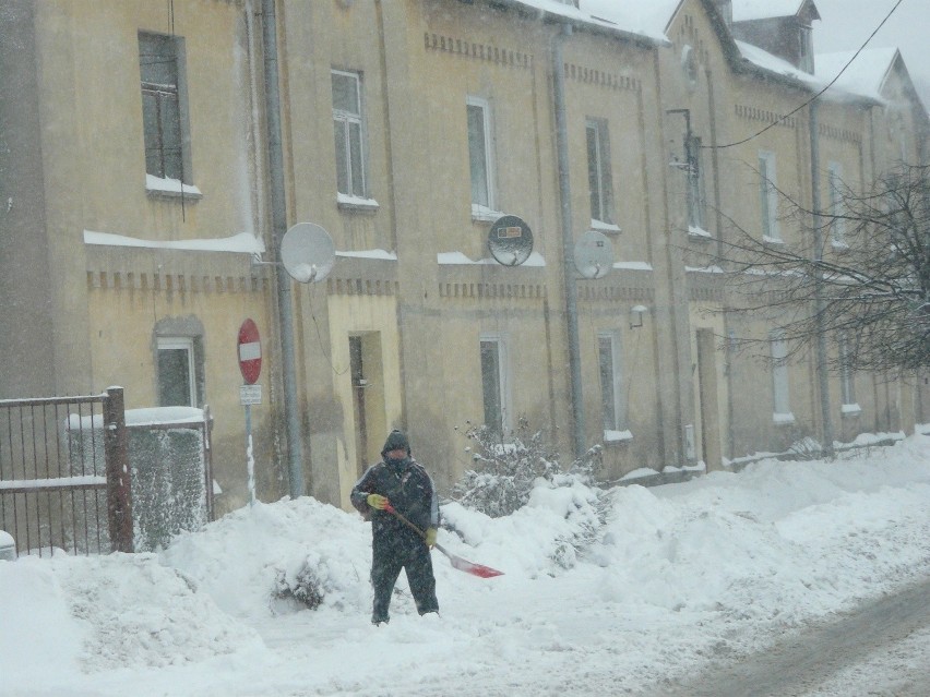 Pługiem przez zaśnieżony Lublin (ZDJĘCIA, WIDEO)
