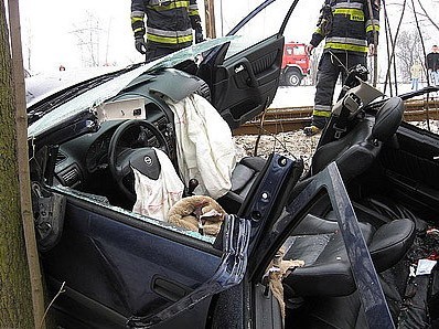 Wypadek na ul. Bytomskiej. Zabrzanin cudem przeżył