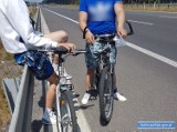 Jechali rowerami po S3 z Polkowic do Strzegomia, bo „było krócej i fajna droga". Policja zakończyła ich wycieczkę