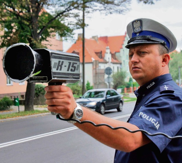 Policjanci najczęściej łapią tam, gdzie są ograniczenia szybkości