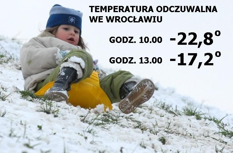 We Wrocławiu minus 17,2 stopnia. I znów sypnie śnieg