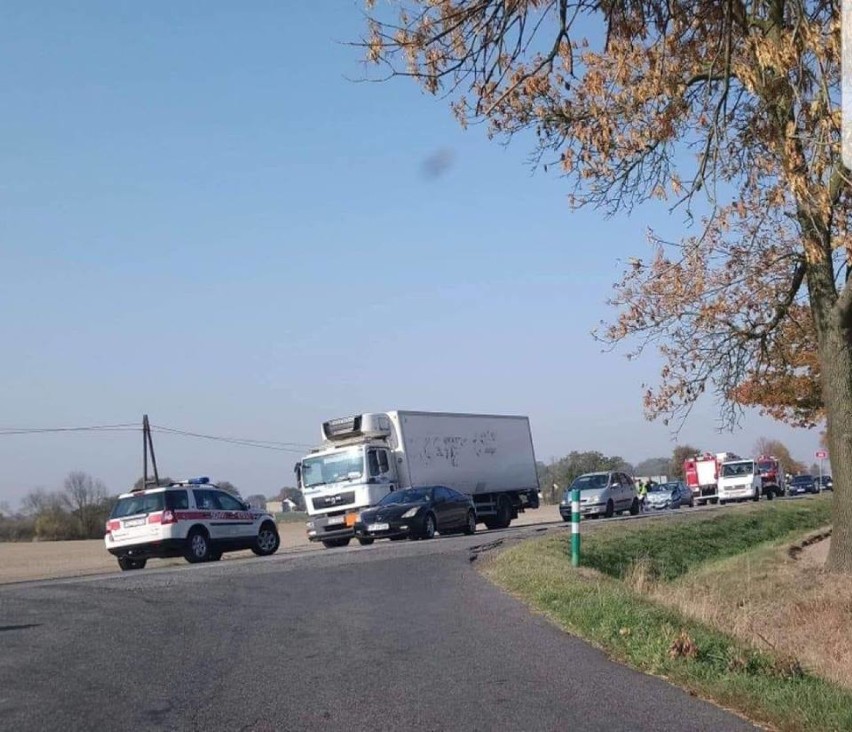 Wypadek w Pawonkowie.