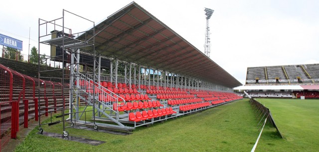 Nowa trybuna na stadionie ŁKS-u