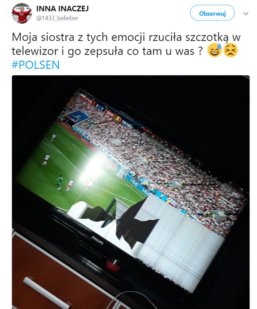 Kibice wściekli po meczu Polska - Senegal. Biedne telewizory!