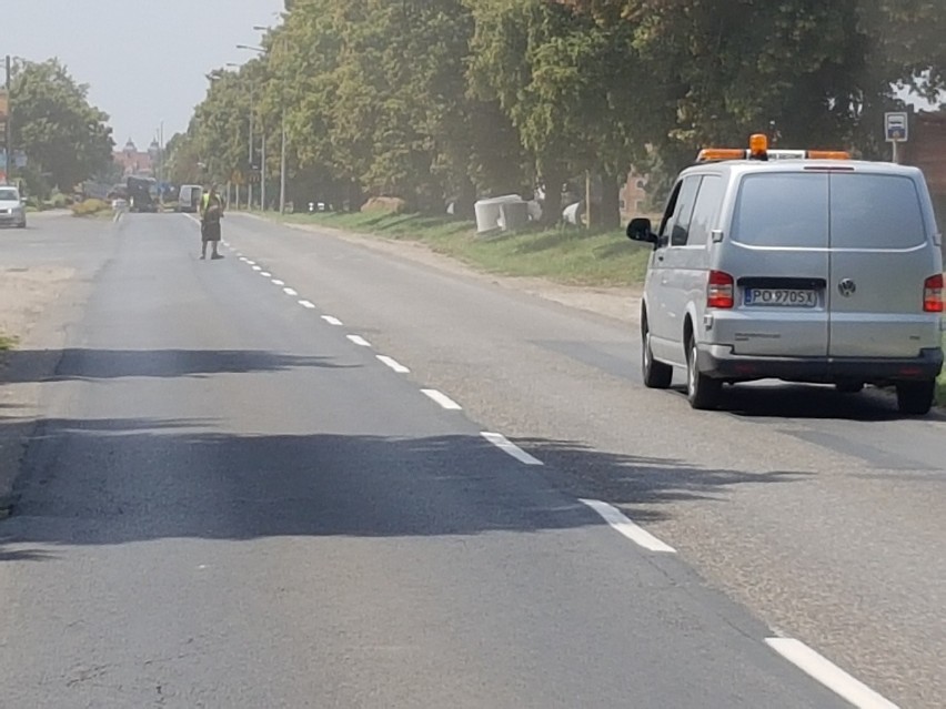 Koparka przerwała gazociąg na Kąkolewskiej. Blisko stacji paliw