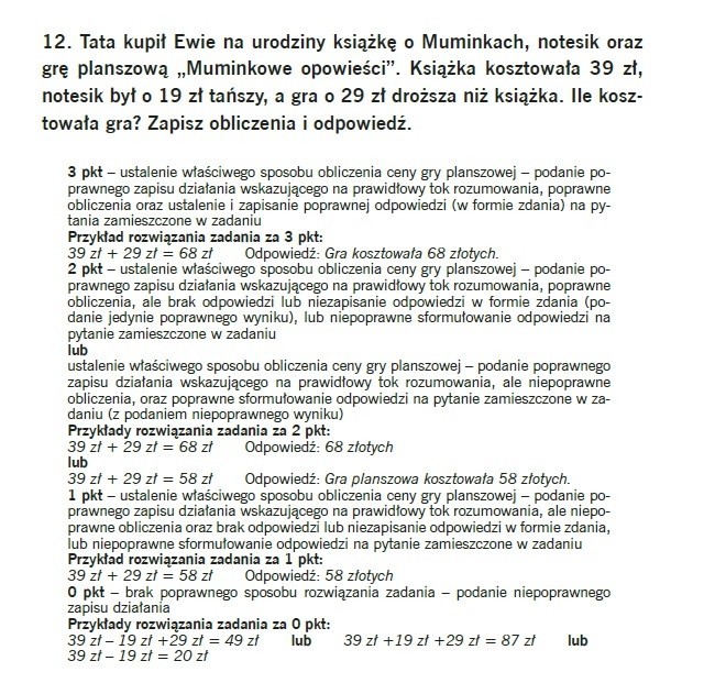 Sprawdzian trzecioklasisty 2013 z Operonem. Język polski i matematyka [ARKUSZE TESTÓW I ODPOWIEDZI]